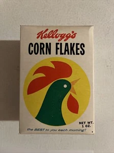 Vintage 1960s Kellogg’s Corn Flakes Variety Pack Cereal Box NOS Full Unopened - Picture 1 of 8