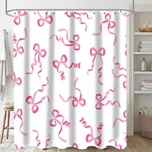 Lindo Juego de Cortina de Ducha Rosa Arco Cortina de Ducha para Baño Estética Moderna... - Imagen 1 de 5