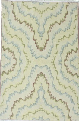 Spanish Orientalist  Area Rug 6 X 9 Ft Wool Hand Knotted Rare Beautiful Multi. - Image 1 of 4