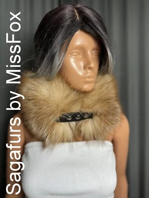 Saga Gold Frost Calentador Cuello Zorro (Unisex) Foto 1 de 4