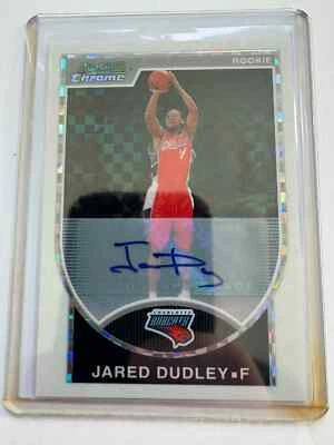 Jared Dudley 2007-08 Topps Bowman Chrome Xfractor Rookie Auto RC #/10 - Image 1 of 2