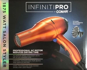 InfinitiPro by Conair Quick Styling Salon Professional Ionic Ceramic Hair Dryer - Picture 1 of 6