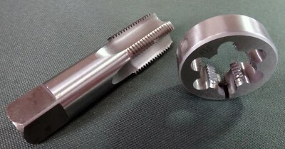 Mauser 98 Juego de anillos grandes, grifos y troqueles 1,10 pulgadas x 12 TPI Foto 1 de 4