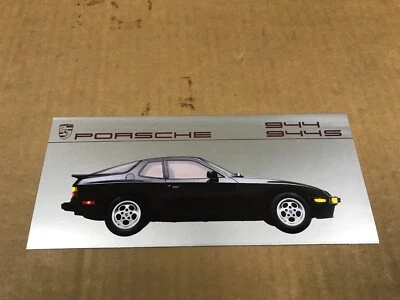 Folleto de vendedor concesionario Porsche 944/944S 1987 vintage Foto 1 de 4