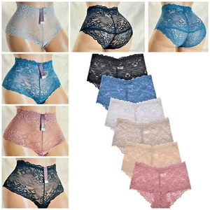 6-12 Women's Briefs Bikini High Waisted Cheeky Sexy Panties Underwear 9049 S-2XL - Picture 1 of 12