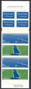 Oresund Bridge Sweden Denmark #2393b Complete Booklet Postage 2000 Mint NH - Picture 1 of 2
