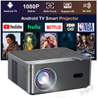 4K Projector Android TV UHD 5G WiFi LED Movie Video Home Theater HDMI USB US
