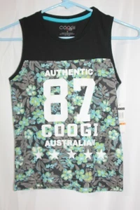 COOGI Mädchen Tanktop schwarz grün Blumen ärmellos Top australisch Gr. 7 neu - Bild 1 von 12