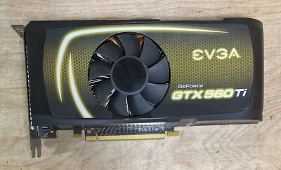 EVGA GeForce GTX 560 Ti 1GB DDR5 HDMI 2x DVI PCI-e 2.0x16 Video Graphics Card - Image 1 of 4