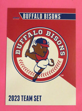 2023 Choice, Buffalo Bisons - TEAM HEADER CARD & CHECKLIST