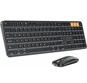 ProtoArc Ultra-Slim Backlit Keyboard & Mouse Combo for MAC Bluetooth, KM100-A - Picture 1 of 7