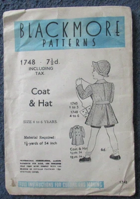 Blackmore Vintage Sewing Pattern, New, Unused, Uncut And Factory Folded sealed - Image 1 of 2