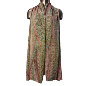 Susan Graver Women's Sheer Sleeveless Wrap Sweater/Robe XL - Picture 1 of 5