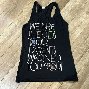 Camiseta sin mangas Mac Miller 2010 Tour talla mediana negra “We Are The Kids” negra unisex - Imagen 1 de 6