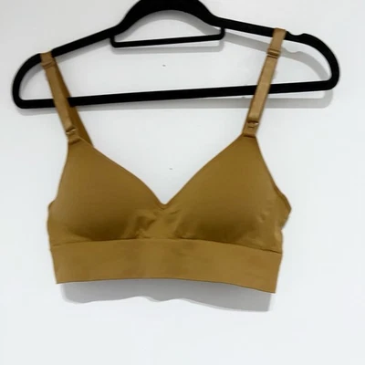 Sujetador Blanqi M Marrón Enfriamiento Corporal Maternidad Enfermería Sin Costuras Soporte Moderado Foto 1 de 4