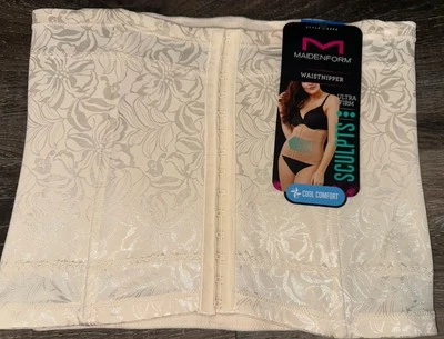 Maidenform ~ Women's Waist Nipper Ultra Firm Control Ivory Shaping Trainer ~ 2XL - Image 1 of 4