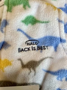 HALO Schlafsack Tragdecke Micro-Fleece "Dinos" Medium 6-12M, TOP!!️ - Bild 1 von 5