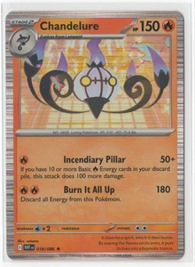 Pokemon White Flare - 018/086 Chandelure Holo - Picture 1 of 1