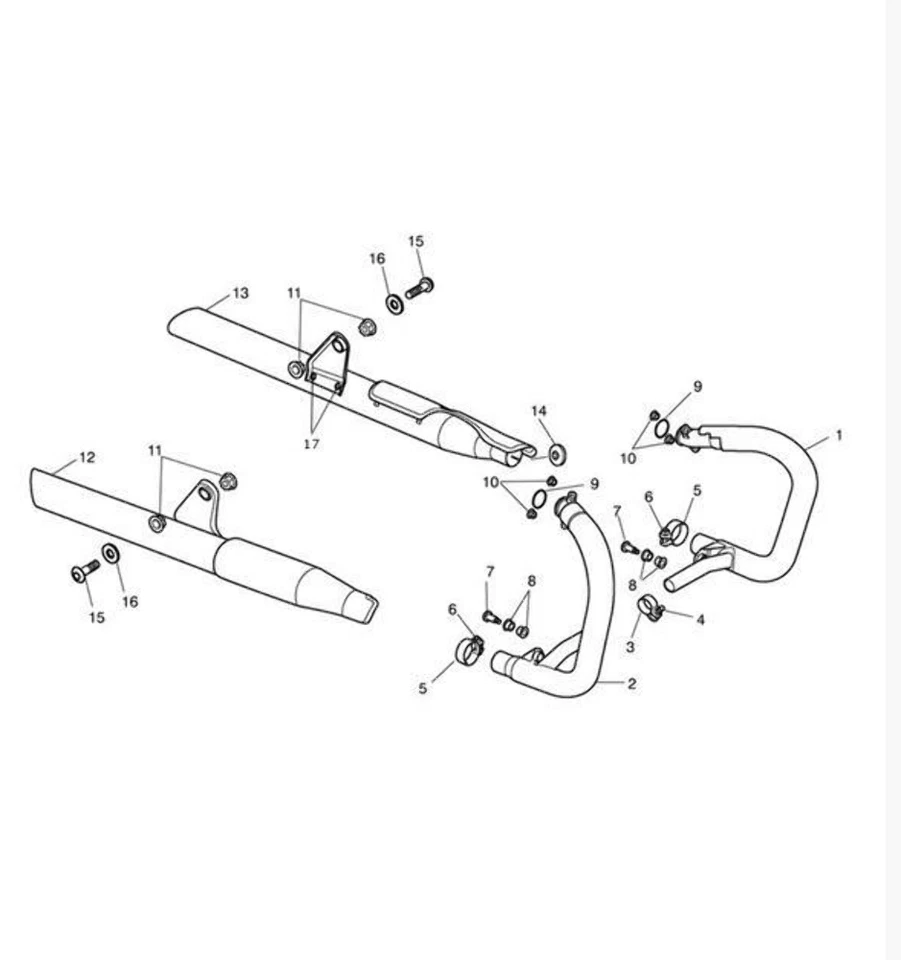 Triumph Speedmaster 2007-2020 soporte lateral parada push-in T3020164 Foto 1 de 4