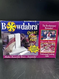 Vintage Bowdabra Bow Maker & Craft Tool Kit W/VHS Instructions - Picture 1 of 8