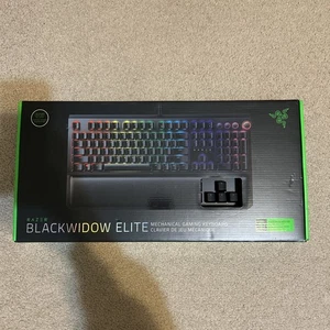 Razer BlackWidow Elite Wired Gaming Keyboard - Black Open Box Unused  - Picture 1 of 5