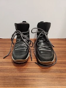 Chaco Borealis Peak wasserdichte Damenstiefel schwarzes Leder JCH107458 Größe 8 US - Bild 1 von 8
