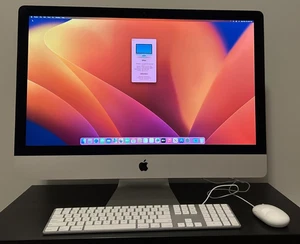 Apple iMac 27" A1419 (1TB HDD, Intel Core i7, 4.2 GHz, 32GB) 2017  - Silver - Picture 1 of 7