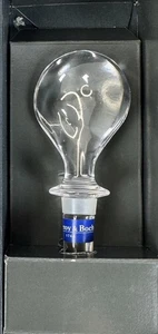 Villeroy & Boch Art Glass Bottle Stopper Clear Crystal Decanter Top New in Box - Picture 1 of 4
