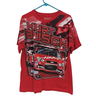 Camisa Kurt Busch Para Hombre Grande NASCAR Racing Stewart Haas Chevrolet 41 Chase Foto 1 de 4