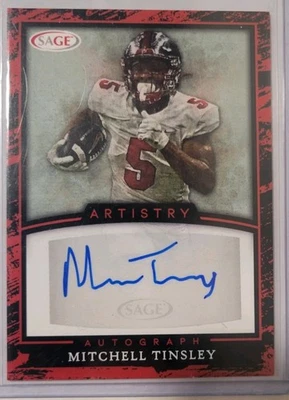Mitchell Tinsley Autograph Card - Image 1 of 2