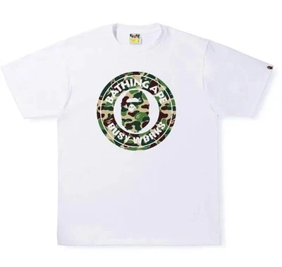 Talla L - Camiseta BAPE ABC Camo By Bathing Ape 'Blanco/Verde' Foto 1 de 4