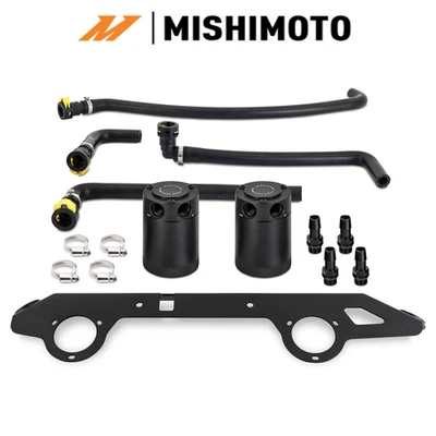 Mishimoto Baffled Oil Catch Can System For 2023-2024 Ford Bronco 2.7L EcoBoost - Image 1 of 4