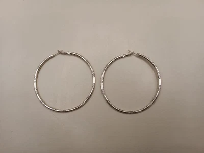 Pendientes de aro enchapados en plata Brighton Foto 1 de 4