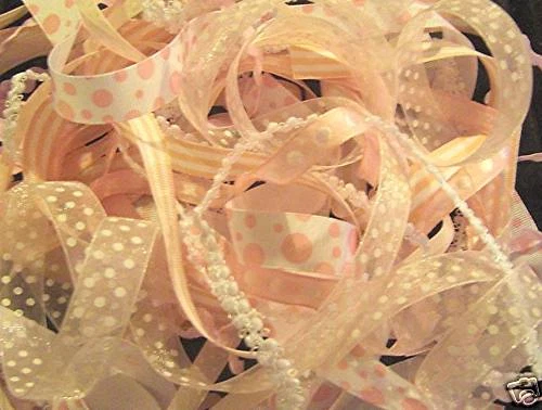 Sweet Baby Pink Ribbon lote de 7 yardas  Foto 1 de 1