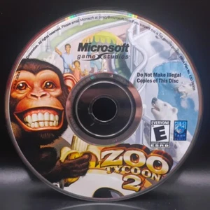 PC Zoo Tycoon 2 Simulation Business CD-ROM (PC, 2004) Disc Only Tested - Picture 1 of 2