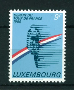 Luxembourg 1989 Tour de France Cycling Race stamp. MNH. Sg 1246 - Picture 1 of 2
