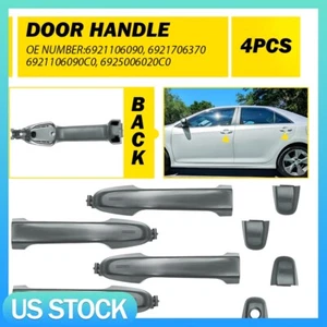 For 2012-2017 Toyota Camry Front Rear Left 4X Right Gray Exterior Door Handle - Picture 1 of 10