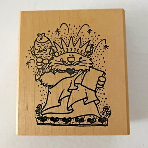 Sello de goma de la Estatua de la Libertad de gato - Love You to Bits - Patriótico de colección - Imagen 1 de 2