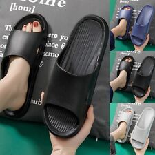 Breathable Bathroom Slippers Comfortable Flat Bottom Sandals Memory Foam Insole