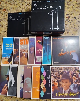 FRANK SINATRA Capitol Records Concept Albums Box Set Complete 14 CDs, book, VG. - Image 1 of 4