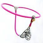 Stainless Steel Male Chastity Belt Device Adjustable Hollow Breathable Cage
