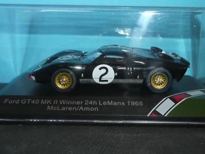 Ford GT 40 en negro escala 1:43 #2# ganador 1966 Le Mans - Imagen 1 de 7