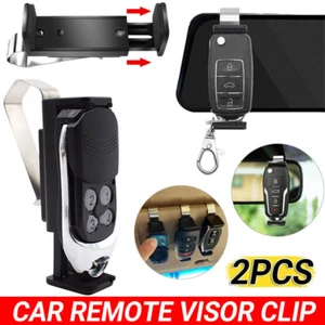 Car Sun Visor Clip Holder Adjustable Mount Stand Gate Garage Door Remote Control - Picture 1 of 13