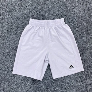 Adidas Shorts Gray Regular Fit Unisex Athletic Shorts Youth Size Medium 10/12 - Picture 1 of 4