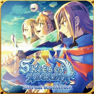 Skies Of Arcadia Eternal Soundtrack Vinyl Edition 3XLP - BRAND NEW - Blue&black - Picture 1 of 3
