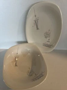 Mid Century Modern Impromptu by Iroquois Ben Seibel Jardinieres Serving Pieces - Picture 1 of 5