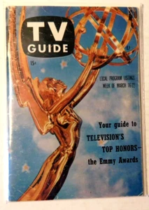 TV GUIDE #207 16 de marzo de 1957 Your Guide to Television's Top Honors the Emmy Awards - Imagen 1 de 1