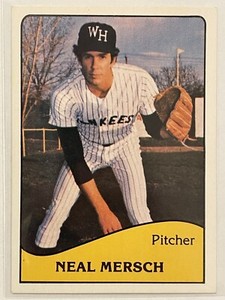 1979 TCMA West Haven Yankees Neal Mersch #30 Baseball