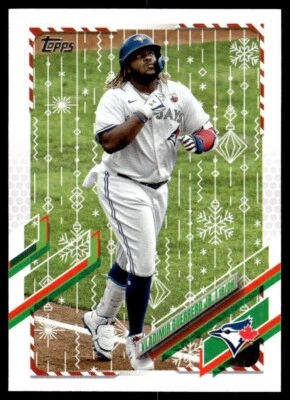 2021 Topps Holiday #HW146 Vladimir Guerrero Jr. Toronto Blue Jays - Image 1 of 2