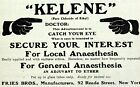 1916 KELENE Merch & Co Medical Advertising Original Vintage Antique Print Ad